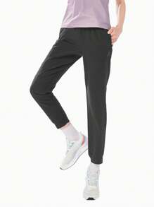 TECTOP Women Joggers Hiking Sports Pants Lightweight Quick Dry Waterproof With ZIP Pockets Athletic Workout Lounge Casual Outdoor Gym Clothes Sports Wear Activewear - Grey - View 8