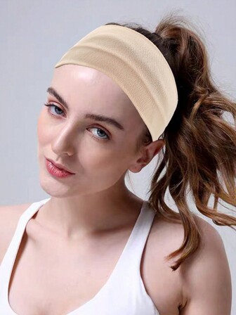 4pcs Women's Non-Slip & Sweat-Absorbent & Elastic & Wide & Soft Headband, Suitable For Yoga, Running, Fitness And Other Sports Hairstyles Casual Gym Turban Headband Sweatband, School Stuff, College, Headbands Fall Winter Hair Band Hair Accessories For Women For Vacation Outfits Woman Elegant Scarf Women Bandanas Soft Headwrap