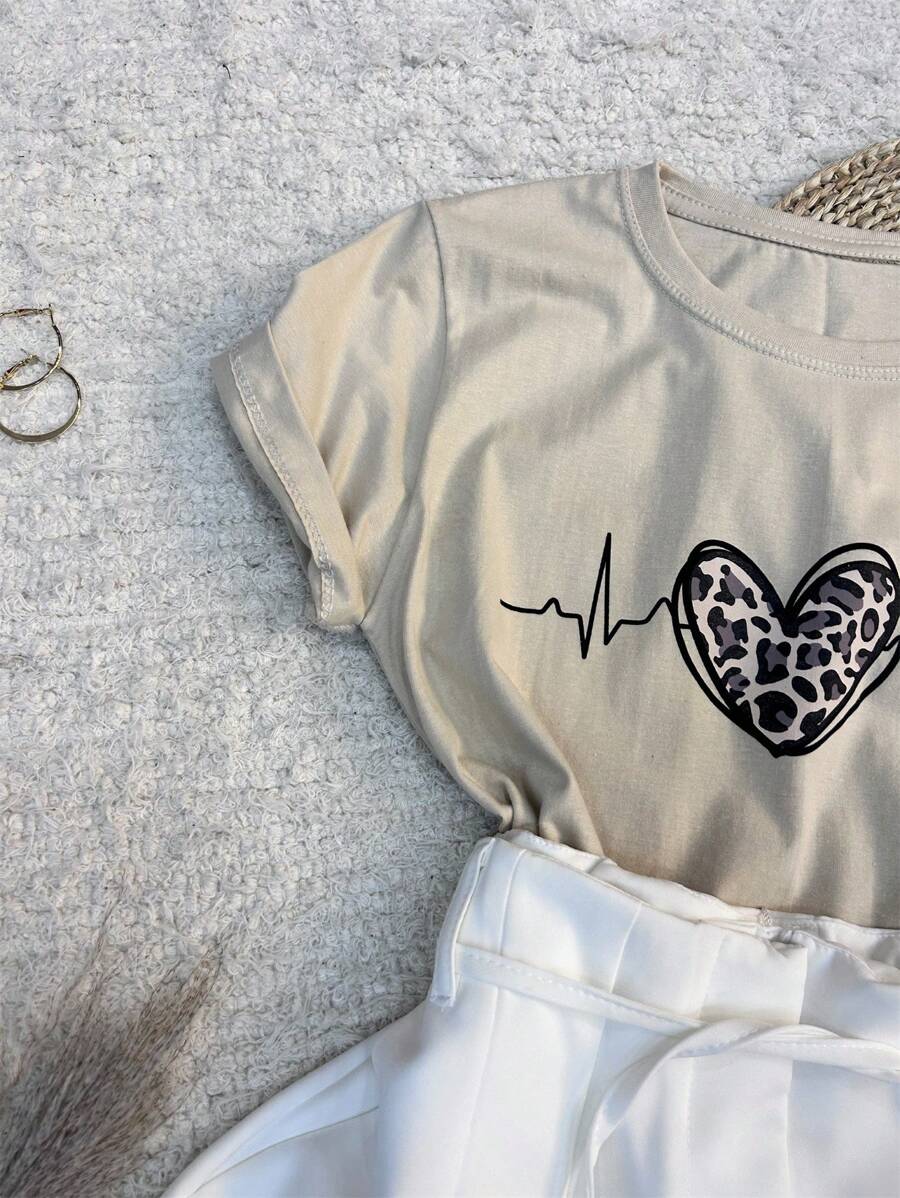 Women T-Shirts - Màu be - Xem 1