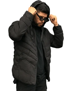Women Down Coats - 黑色 - 查看 5