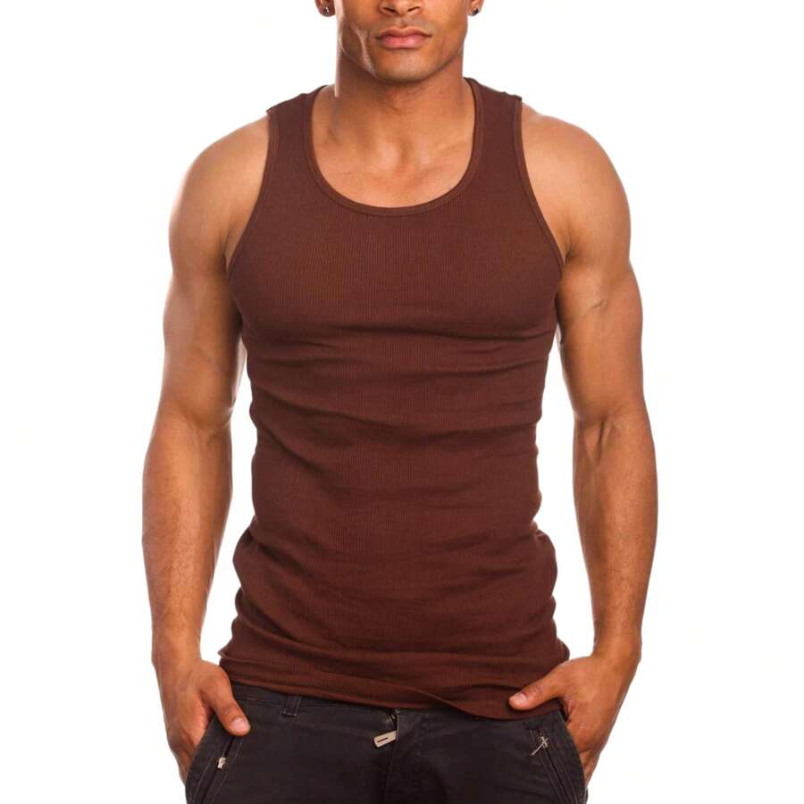 ToBeInStyle Men's Cotton Tank Tops