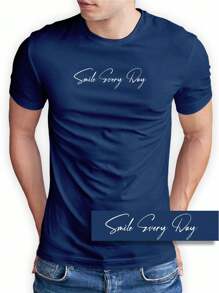 Men T-Shirts - Màu xanh lam - Xem 1