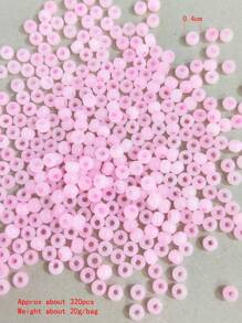 20g/túi 4MM Mắt mèo Bắt chước Ngọc Hạt , Kem Màu sắc Hạt Đối với DIY Vòng tay , Dây chuyền - Hạt bi mắt mèo 4mm - Xem 24