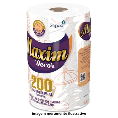Papel Toalha Maxim 200 Folhas - Lenços de Papel & Toalhas de Papel
