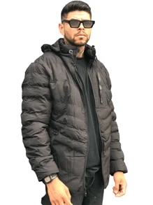 Women Down Coats - 黑色 - 查看 3