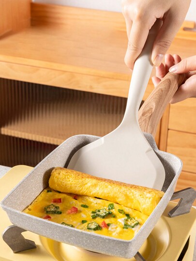 1pc Silicone Spatula For Tamagoyaki Pan Heat Resistant Suitable For Cooking Omelette Pancake, Fruit Pancake, Towel Roll, Etc.