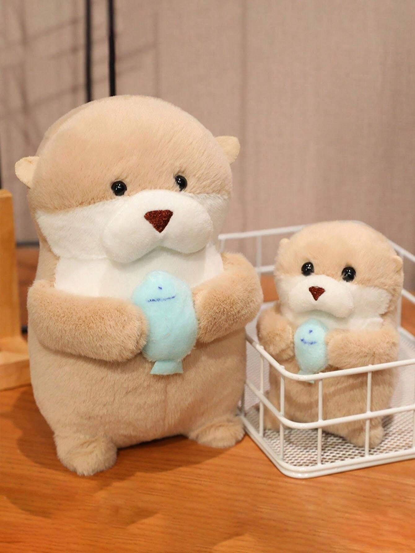 可愛い嘘のカワウソ 鼻かぜぇBIGぬいぐるみ　全2種セット ぬいぐるみ 可愛い嘘のカワウソ 寝るまで起きててあげるのBIGぬいぐるみ