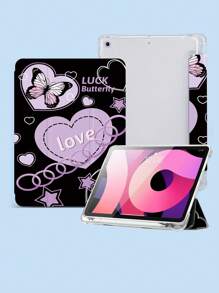 咖啡色 iPad 保护壳，兼容 iPad 10.2 英寸 2021/2020 iPad 第 9/8 代，兼容三星 Galaxy/Tab 保护套，带笔架，支持自动睡眠/唤醒盖 - 彩色 - 查看 5