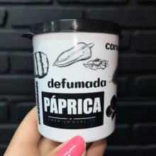 Kit Porta Temperos Linha BLACK 200ML Multiuso Cozinha