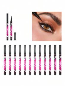 12 Pz de Delineador para Ojos 36H lápiz de cejas Romantic Rain,lápiz delineador para ojos de 36 horas, set de 12 lápices de cejas, lápiz de ojos duradero, delineador de larga duración Romantic Rain, kit de maquillaje para ojos, lápices de cejas de alta calidad, delineador resistente al agua, lápices de cejas con fijación prolongada.Navidad, Regalo de Navidad, Invierno, Día de Acción de Gracias, Decoración Navideña, Maquillaje, Fiesta, Playa, Viajes, Ropa de Vacaciones, Rosa, Años 2000, Venta, Ofertas, Camping, Exterior, Regalo. - Negro - Ver 6