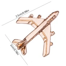 دبوس وشاح على شكل طائرة صغيرة أنيقة وبسيطة للبدلات الرجالية، مناسب للارتداء اليومي، دبوس كاجوال للملابس والحقائب والحقائب المدرسية وحقائب المعلمين والملحقات المكتبية والقمصان والسترات والمجوهرات، إكسسوارات مناسبة للمراهقين والشباب والرجال للاستخدام اليومي والخارجي والرياضي والعطلات والتخرج والأعياد والهدايا الطريفة للمعلمين وعيد الميلاد