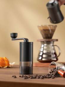 1入組手動研磨咖啡機,便攜手摇咖啡碎豆機,陶瓷磨芯可調節