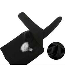1 cái Nghệ sĩ Găng tay Lòng bàn tay Găng tay Với Hai Ngón tay Tranh Nghệ Thuật iPad Bút chì Hình ảnh  Đối với Vẽ Viên thuốc Giấy Sketching Trưng bày - màu đen - Xem 4