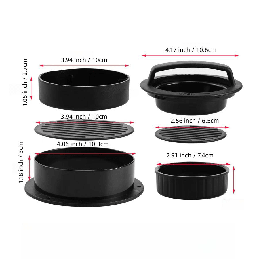 100pcs 11.0cm Parchment Paper Round Burger Patty Paper, NonStick Wax