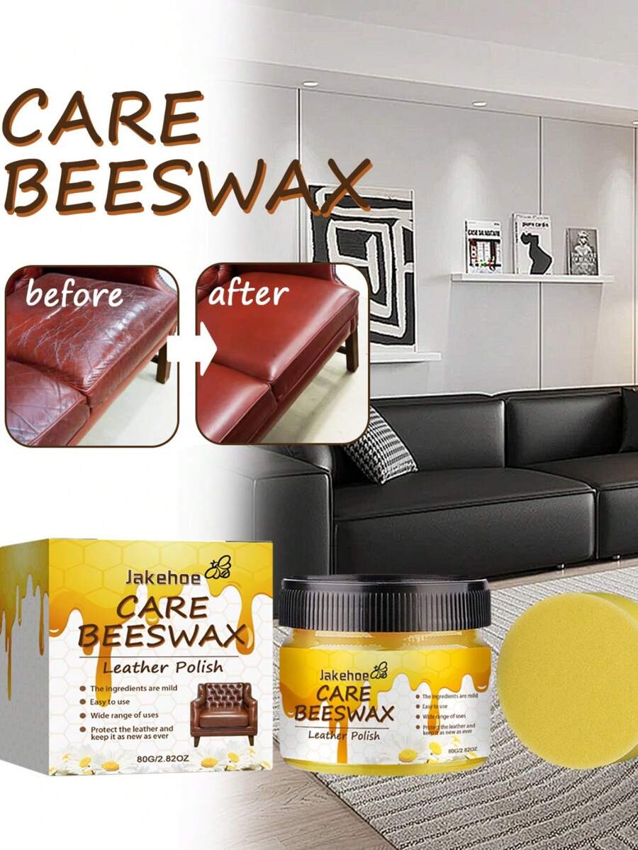 Jakehoe Leather Care Wax, Furniture Restoration & Home Leather Sofa
