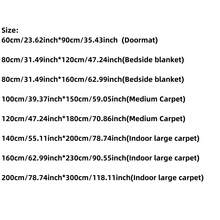 Thanh lịch Phong cách Trang trí Trong nhà Tấm thảm , Cashmere Chất liệu Phòng khách Sofa Tấm thảm , Phòng ngủ Tấm thảm , Đầu giường Chống-Mặt trượt , Phòng ăn Tấm thảm nhà bếp , Ghế văn phòng Tấm lót , Cửa Lối vào Tấm lót , Ngoài trời Tthảm Dã ngoại , Em bé Đang bò Mềm mại Tấm thảm , Cắm Trại Ngoài Trời Tấm thảm - Xám - Xem 2