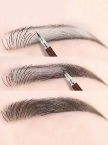 1 lápis de sobrancelha líquido à prova d\"água de longa duração à prova d\"água de maquiagem para iniciantes 0,01 mm ponta de pincel ultrafina e macia