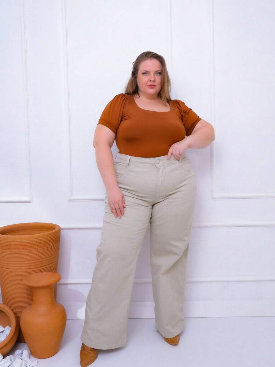 Women Jeans - Màu be - Xem 1