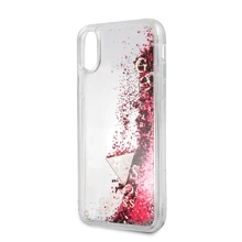 Guess Case With Liquid Glitter In Pink For IPhone X: Elegance And Protection - Pink - View 4
