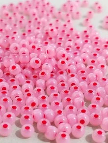 20g/túi 4MM Mắt mèo Bắt chước Ngọc Hạt , Kem Màu sắc Hạt Đối với DIY Vòng tay , Dây chuyền - Hạt bi mắt mèo 4mm - Xem 5