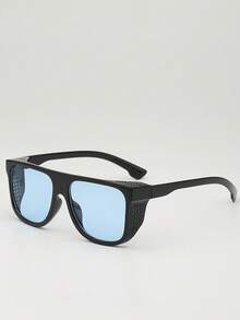 Yellow Lens Night Vision Fashion Glasses, European And American Punk Style, Essential Equipment For Riding And Outdoor Activities, And Wind Sand Prevention Street - A - View 14