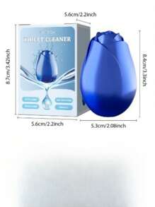 Jue-Fish Toilet Rose Cleaner, Household Toilet Cleaning Detergent With Decontamination And Deodorization Function - Blue - View 5