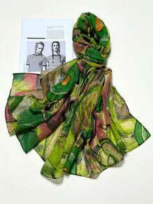 Breathable Fringed Shawl, Elegant Style Scarf New Bohemian Fashion Women's Silk Scarf, Vibrant Large Scarf, Outdoor Sunscreen Beach Wrap, Versatile Headscarves, Spring/Summer - Multicolor - View 10