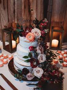 1 Đế nến vuông bằng gỗ, Chân nến trang trí nhà bền thủ công cho tiệc cưới, tiệc khách sạn, lễ hội trang trí lễ hội, thích hợp để trang trí nông thôn, trang trí trang trại, đám cưới đồng quê, lễ tắm em bé, cao 6 inch, 9 inch, 12 inch - Màu cổ điển - Xem 7