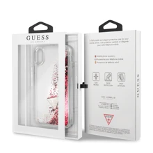 Guess Case With Liquid Glitter In Pink For IPhone X: Elegance And Protection - Pink - View 6