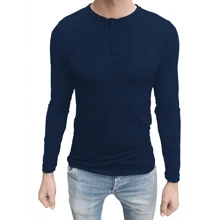 Men T-Shirts - 藏蓝色 - 查看 2