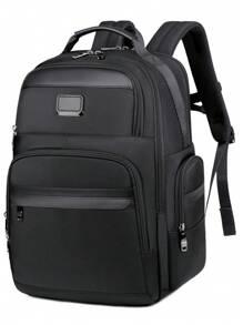 Cao-kết thúc Làm Việc  Đi làm Nhiều lớp Dung lượng lớn Bền chặt , Bền chặt Nam Ba lô - màu đen - Xem 5