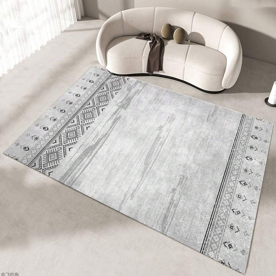 Thanh lịch Phong cách Trang trí Trong nhà Tấm thảm , Cashmere Chất liệu Phòng khách Sofa Tấm thảm , Phòng ngủ Tấm thảm , Đầu giường Chống-Mặt trượt , Phòng ăn Tấm thảm nhà bếp , Ghế văn phòng Tấm lót , Cửa Lối vào Tấm lót , Ngoài trời Tthảm Dã ngoại , Em bé Đang bò Mềm mại Tấm thảm , Cắm Trại Ngoài Trời Tấm thảm - Xám - Xem 1