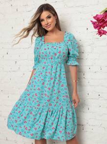 Women Dresses - Blue - View 2