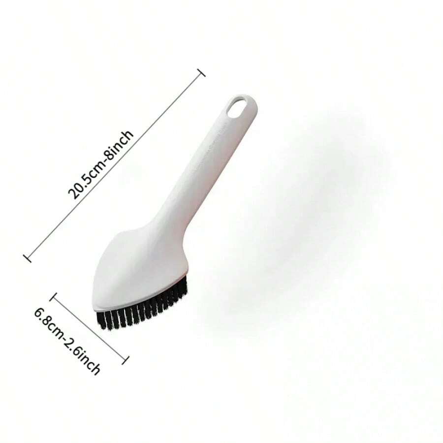 全新3合1塑料清潔刷，家用多用途槽清潔刷，適用於浴室地板縫隙清潔 - 杏色 - 查看 1