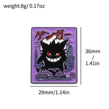 pocket monsters Túi 3 CÁI Người Nhật Bản Anime Hợp kim Trâm cài Vui Coa dây Hình dạng Nhân vật Trâm cài Kim loại Huy hiệu Của phụ nữ Cái túi Đồ trang trí Men răng Huy hiệu - 3 chiếc - Xem 10