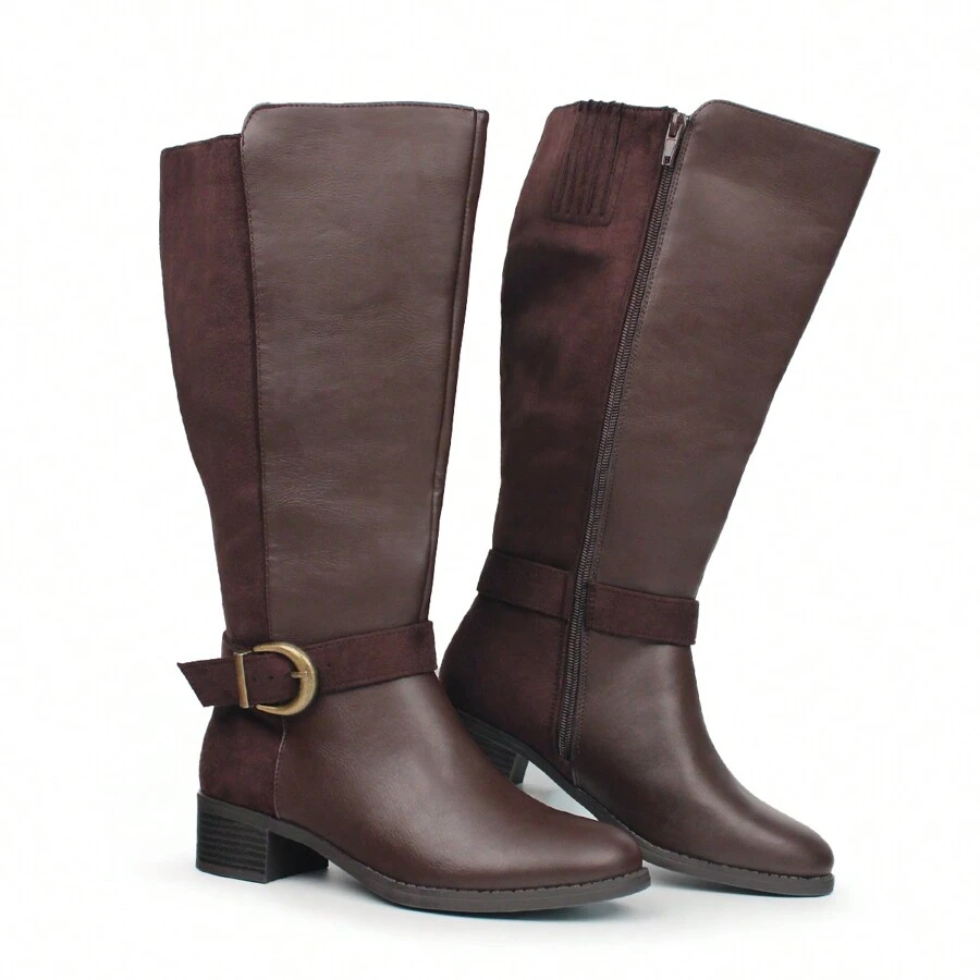 Botas Hasta la Rodilla de Mujer - Marrón - Ver 1