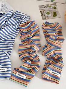 1 đôi Sọc Tay áo chống nắng Đối với phụ nữ , Gầy & Rộng & UV Chống lại & Cao-kết thúc , Dễ thương & Đúng mốt Cho mùa hè - khối màu sọc - Xem 10