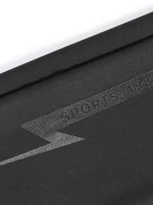 Boyfriend Style Men's Quick-Drying Breathable 3/4 Sports Pants - Black - View 5