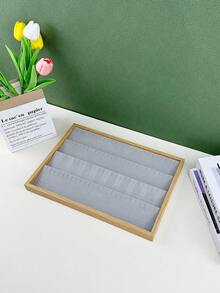 Luxury Wooden Earring And Ear Stud Display Tray For Live Stream And Counter Display, Home Jewelry Management Organizer For Desk - 50 Pairs Of Earrings Storage Tray - View 6