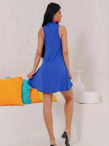 Women Dresses - Blue - View 2