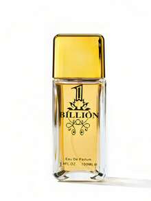 Perfume Fragancia 1 BILLION 100ML Loción Para Caballero Elegante Juvenil Fresco - Dorado - Ver 4