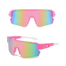 Cross-Border New Boys And Girls Outdoor Riding Fashion Glasses One-Piece Bicycle Windscreen Europe And The United States Girl Sports Fashion Glasses Beach Accessories For Girl Glasses Shades