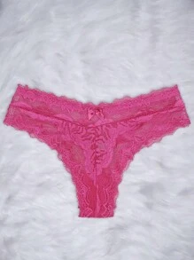 Women Bra & Panty Sets - Hot Pink - View 3
