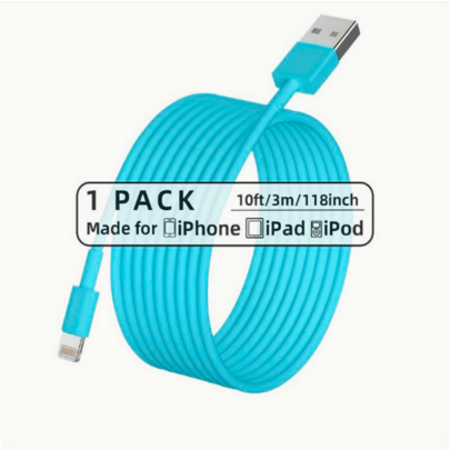 1m/2m/3m Super Long Charger Cable Compatible With Iphone, Multicolor Cords Compatible With Iphone Fast Charging High Speed Data Sync USB Cable Compatible With Iphone 14/13/12/11 Pro Max/Mini/XS MAX/XR/XS/X/8/7/6s/SE, IPad Compatible With IPhone 14 Pro Max, 14 Pro, 14 Plus, 13 Pro Max, 13 Pro, 13, 12 Pro, 12, 11, XS, XR, 8 Plus, 8, 7, 6, 5, SE, Compatible With Ipad Lightning MFi Certified