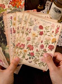 CANDY POETRY 30 Sheets/Pack Bird Themed Scrapbook Paper For Diy Crafting, Scrapbooking, Gift Wrapping And Decoration - Blue - View 4