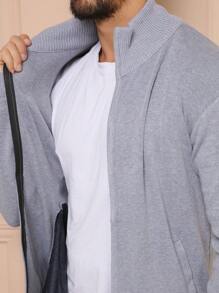 Men Sweaters - Light Grey - View 3