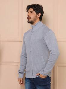 Men Sweaters - Light Grey - View 7