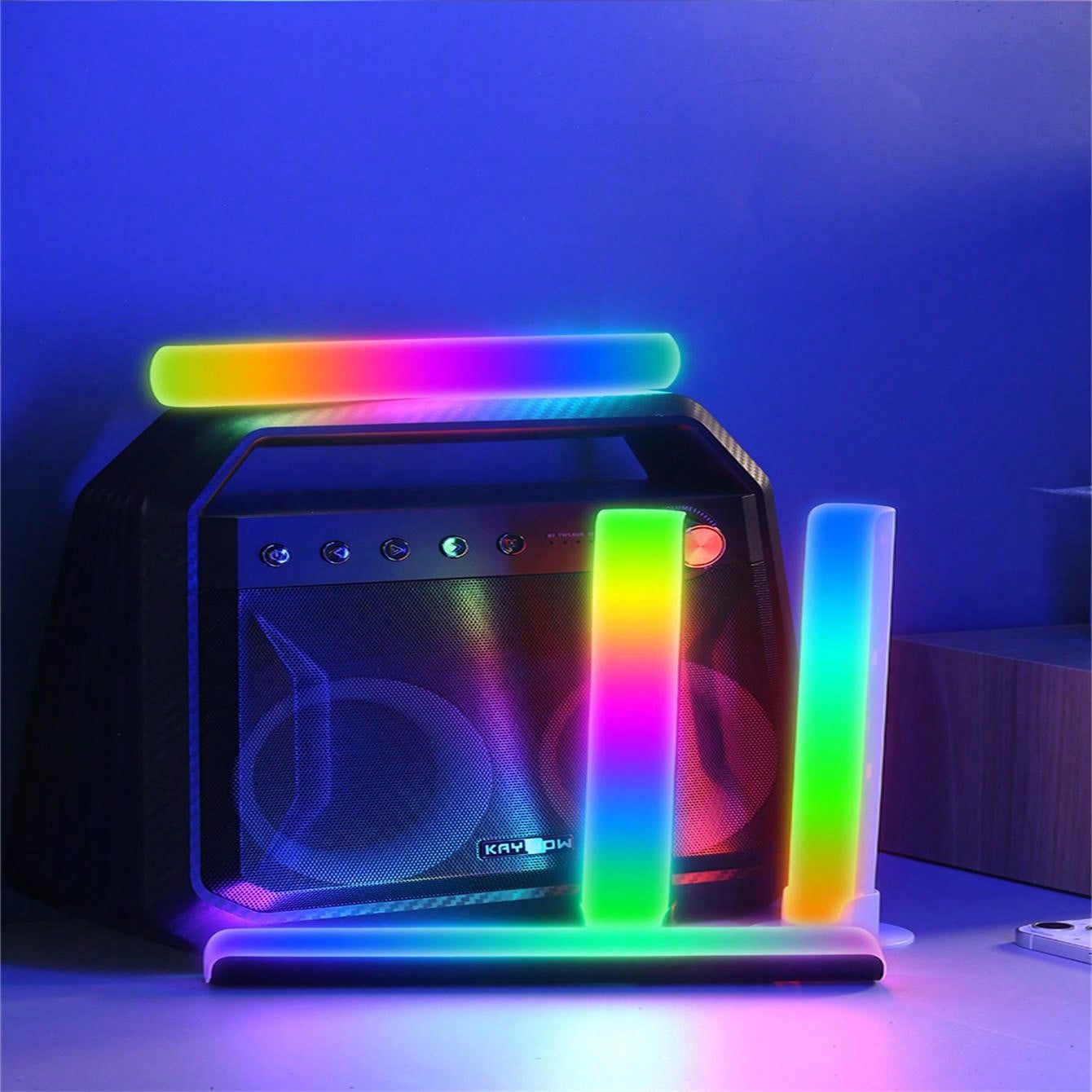1 RGB TV Light Bar, Intelligent LED Light Bar For Music Synchronization ...