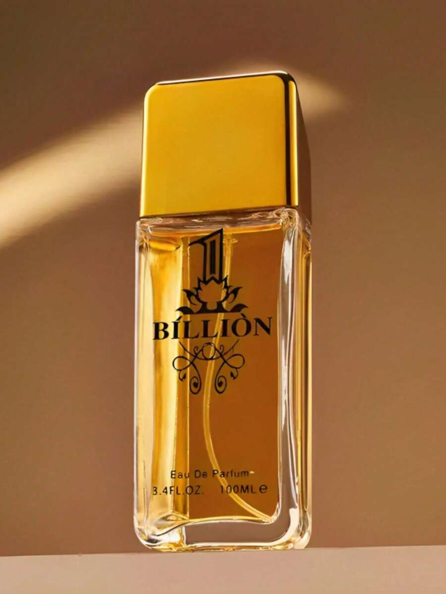 Perfume Fragancia 1 BILLION 100ML Loción Para Caballero Elegante Juvenil Fresco - Dorado - Ver 1