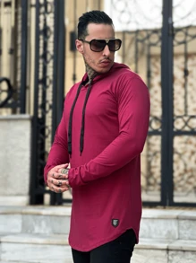 Men T-Shirts - Màu Đỏ Sâu - Xem 3